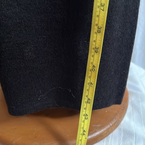 Ivana Ladies Black Sweater Dress Vintage Long Sleeve Large - Picture 5 of 7